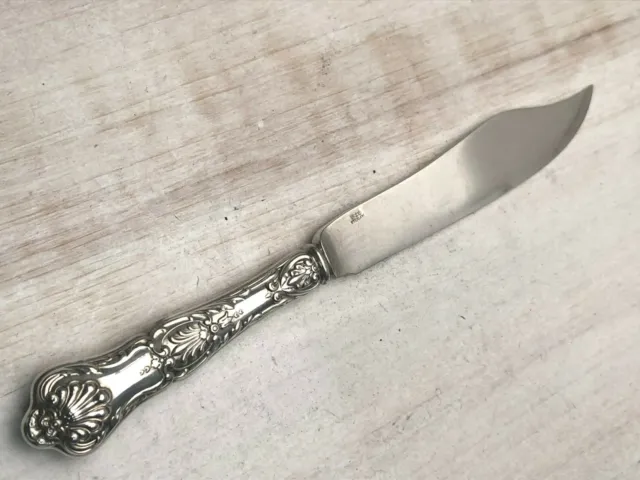 King George by Gorham Sterling Silver Fish Knife with Sterling Blade 7.75"