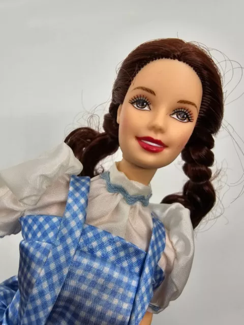 Barbie Collectible Dolls of Wizard of Oz Dolls Dorothy *Talking* Works No Shoes