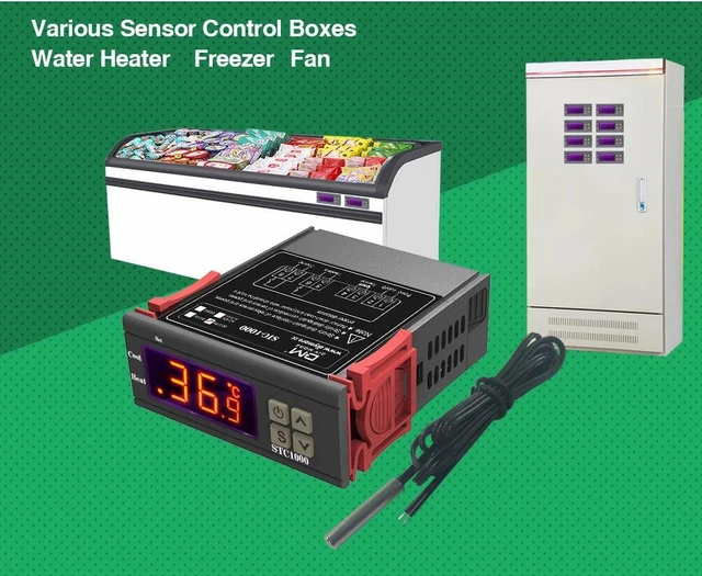 Regolatore D'aria Digitale Hilitand Con Sonda Di Temperatura: Controllo Umidità 220V Per Casa E Industria