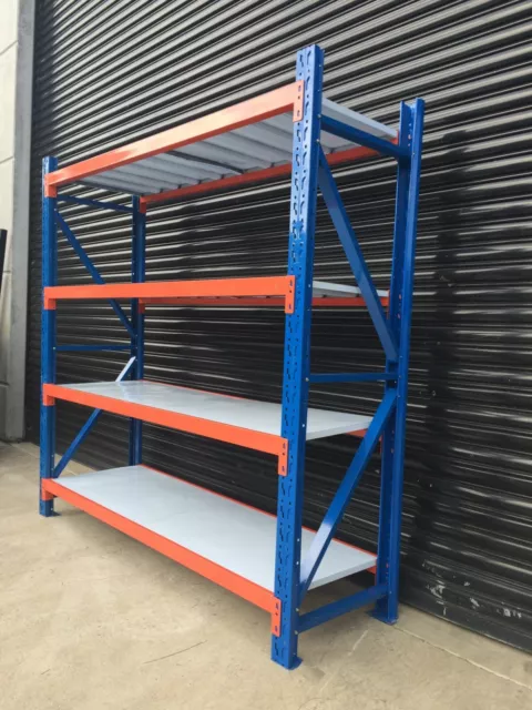 NEW !!2Mx2M! Garage Warehouse Steel Storage Shelving Shelf Shelves Racking