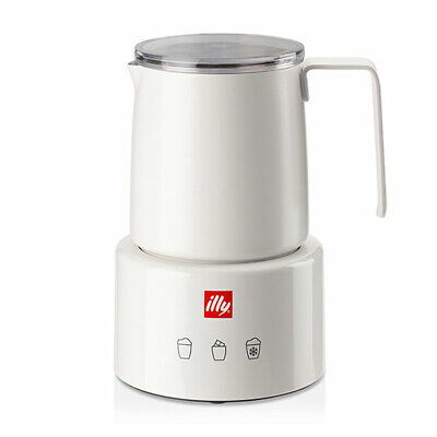 RETYLY Milk Ugello Montalatte Elettrico Latte Steamer Wand Slim Handheld per caffè Latte O Cappuccino Argento 