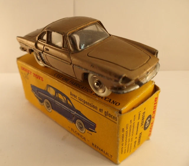 DINKY TOYS : Ensemble de 3 véhicules Renault, échelle 1/43 comprenant 1