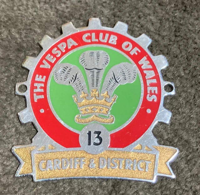 VESPA CLUB ORIGINAL cog badge £89.00 PicClick UK