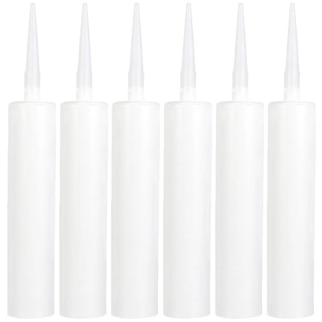 6 pz tubo di plastica bianco vuoto strumento di tenuta stanza di tenuta universale