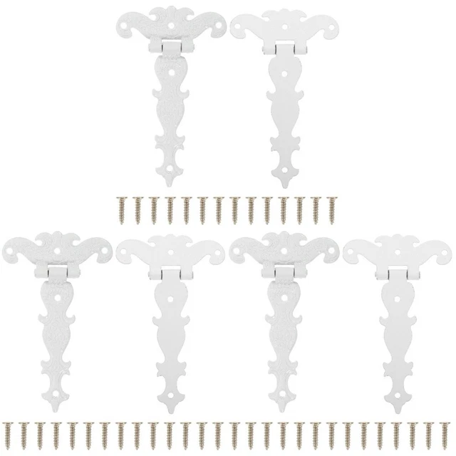 6 pcs Gate Hinge Shed Hinge Heavy Duty Vintage Style Wooden Fence Barn Door