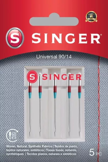 Singer Agujas para Varios Materiales Universal 90/14 5pz