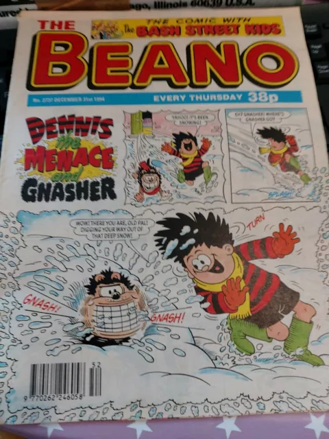 The Beano Comic - No. 2737 - December 31st 1994