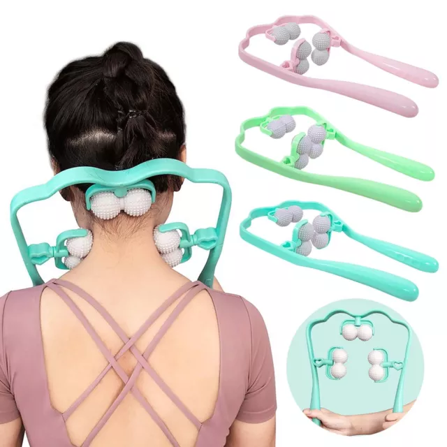 Manual Neck Massager Cervical And Shoulder Muscles To Relax Deep