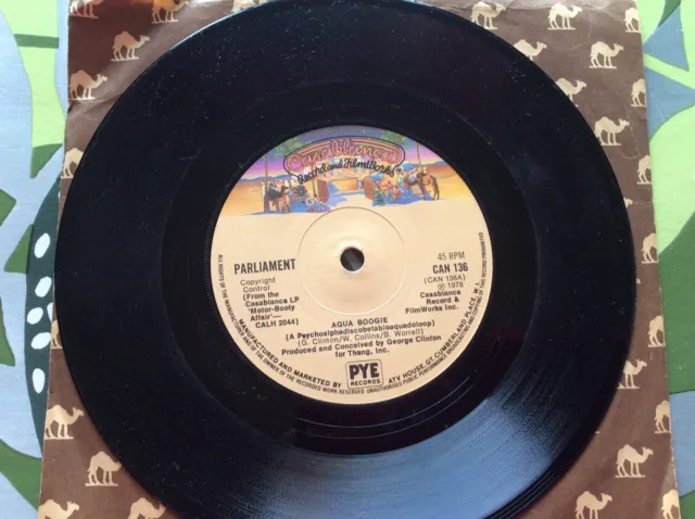 Parliament - Aqua Boogie 7" Single 1978 Casablanca Records