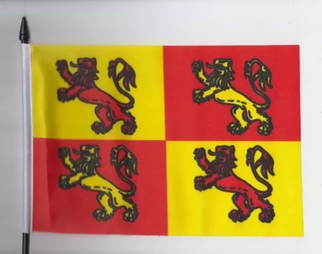 Wales Owain Glyndwr Hand Flag (9" x 6")