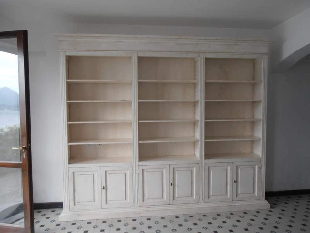 LIBRERIA SMONTABILE IN Abete Massello 6 Porte EUR 2.400,00 - PicClick FR