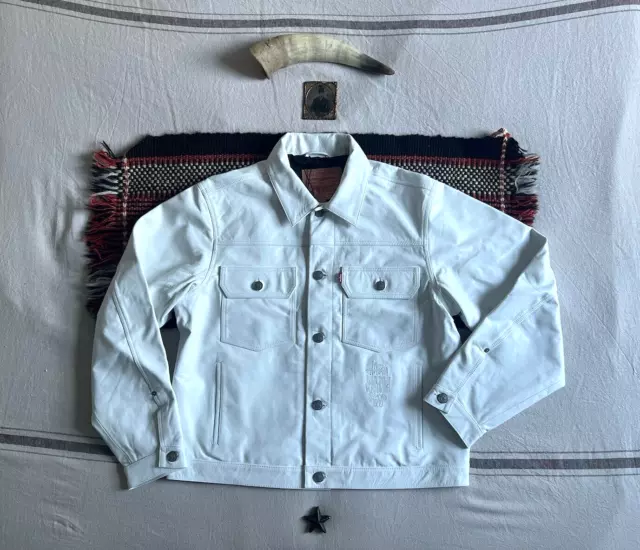 Stussy Levi's べから Leather Jacket