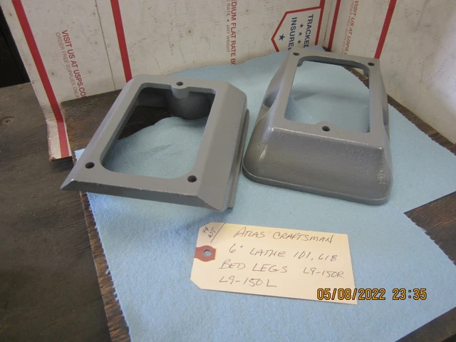 Atlas Craftsman 6" Lathe Bed Leg's L9-150R, L9-150L Atlas Craftsman 6" Lathe Bed Leg's L9-150R, L9-150L