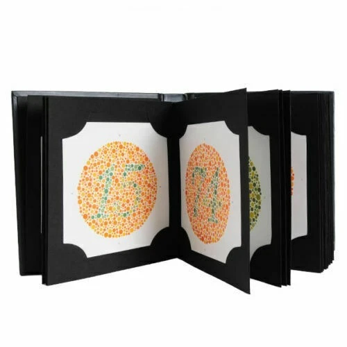 Ishihara Color Vision Test Book 14 Plates For Color Deficiency Free Shipping