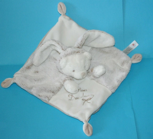 Simba Nicotoy Doudou Ours Deguise Lapin Plat Blanc Marron Chine Mon Doudou Kom9