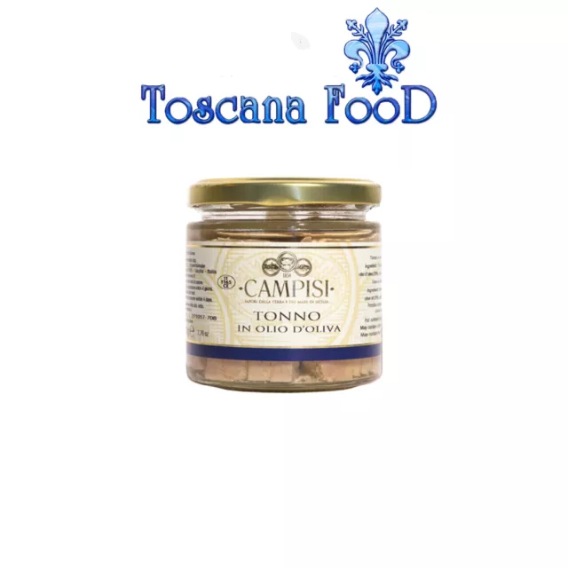 PESCE - Tonno In Olio Di Oliva 220 Grammi Campisi - Tuna In Olive Oil