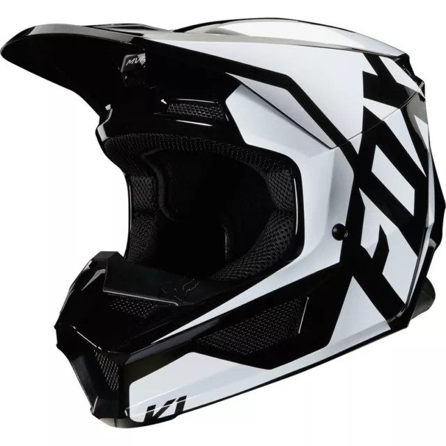 NEW Fox MX V1 Prix Black Kids Off Road Motocross Riding Helmet 3