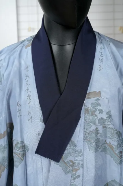 Dear Vanilla Japanese Juban Undergown Men's Kimono Authentic Vintage Japan Mint 3
