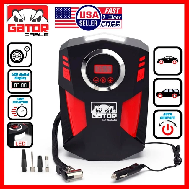 CAR AIR TIRE Pump Inflator Compressor Digital Electric Auto Portable CAR AIR TIRE Pump Inflator Compressor Digital Electric Auto Portable