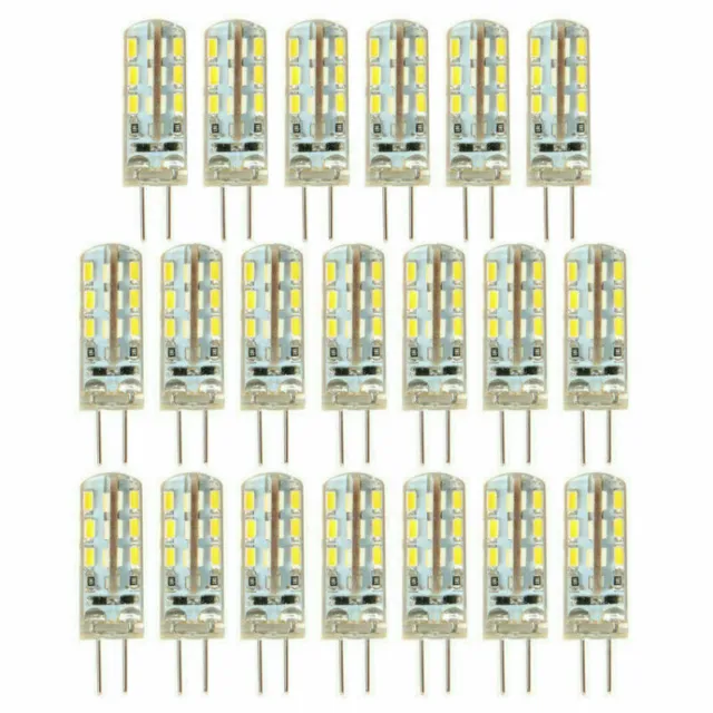 10* G4 3W LED Bulb 12V/ 220V SMD 2835 Chip Corn Light Warm White/ Cool White