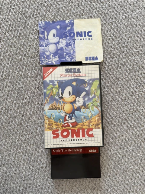 SONIC THE HEDGEHOG Sega Master System PAL Retro Boxed £16.13 - PicClick UK