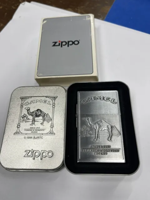 Zippo 1996 Camel 1932 Replica Outside Hinge 2Nd Release Lighter Sealed In Box P8