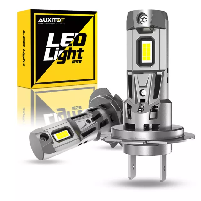 H7 LED Headlight Bulb Kit High Beam 6500K 50000LM White Bulbs Bright Lamp CANBUS