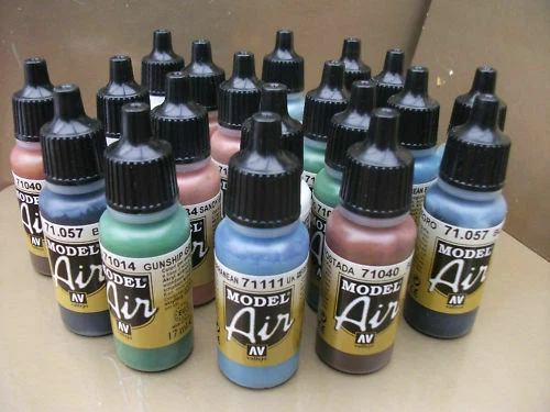 Peintures Acryliques Vallejo Game Air - Flacons 17 Ml - Pour Aérographe Et Pinceau