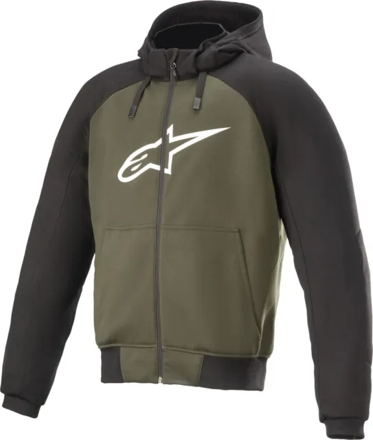 Alpinestars Chrome Sport Motorcycle Hoodie (Green/Black) ***£165.00***