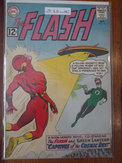 DC Comics (1959) Flash #131  5.0 VG/Fine Green Lantern 1962