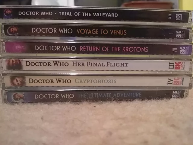 Big Finish Doctor Who 6th Doctor 6 Disc Bundle used See Description 3