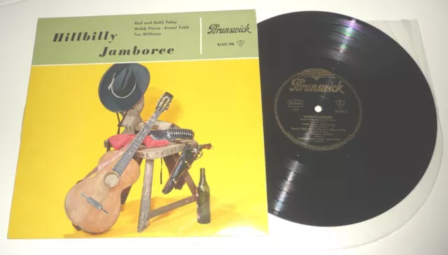 Hillbilly Jamboree - german 50s Brunswick 86 052 EX 10" LP Rockabilly COUNTRY VA