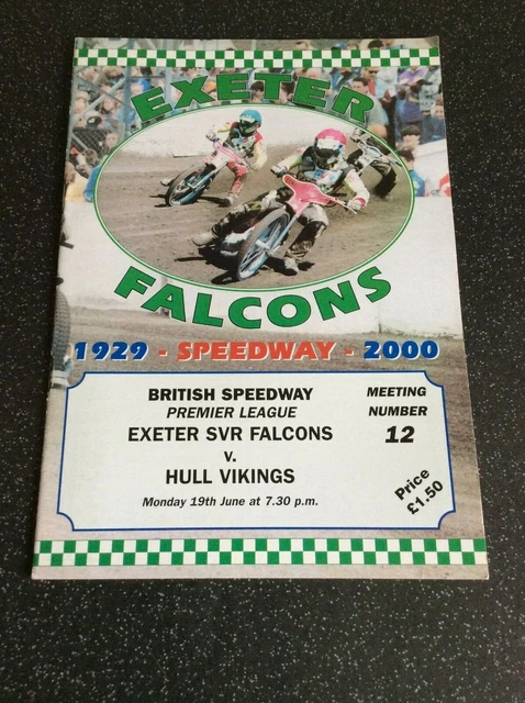 2000 EXETER v HULL VIKINGS 19th JUNE         ( GOOD CONDITION )