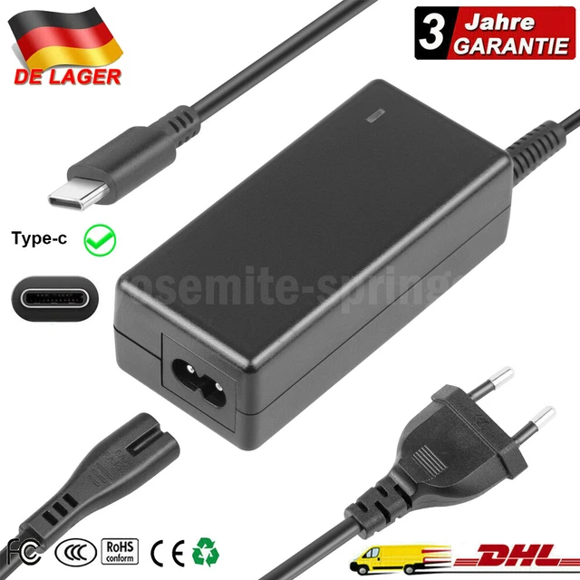 USB C Typ-C Notebook Laptop Ladegerät Ladekabel für HP DELL ASUS LENOVO ACER