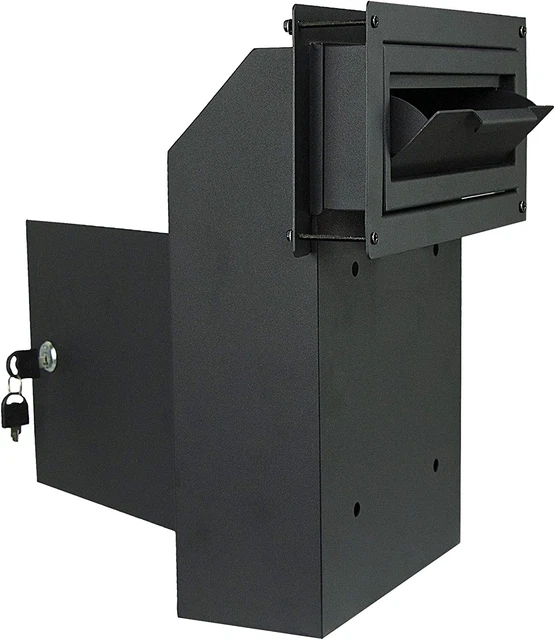 Door Drop Box for Mail, Rent, Deposit, and Night Key - through the Door Locking