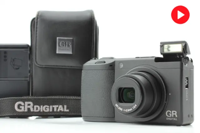 【MINT w/ Case】 RICOH GR DIGITAL II 10.1MP Compact Digital Camera From JAPAN