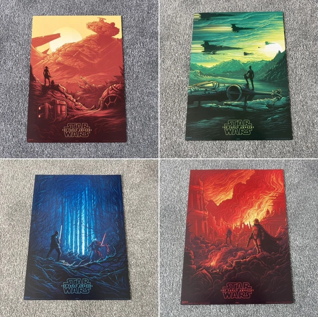 Star Wars The Force Awakens Imax Odeon Cinema Promo Posters Disney 2015