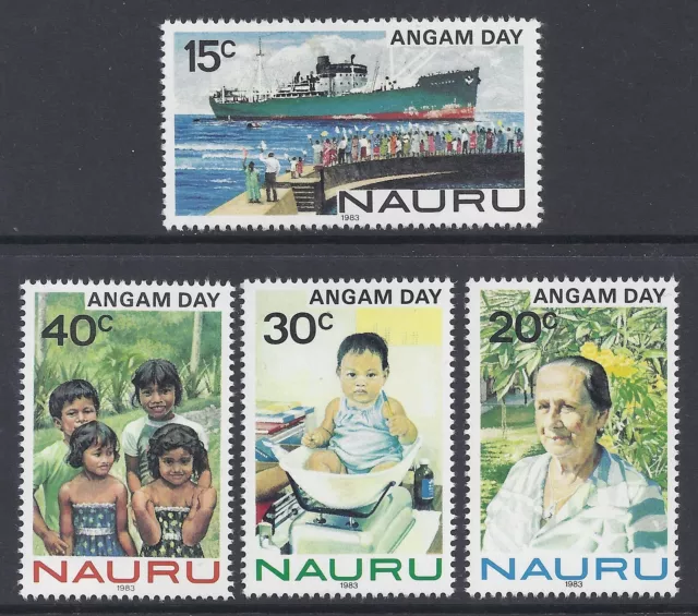 1983 Nauru Angam Day Set Of 4 Fine Mint Muh/Mnh