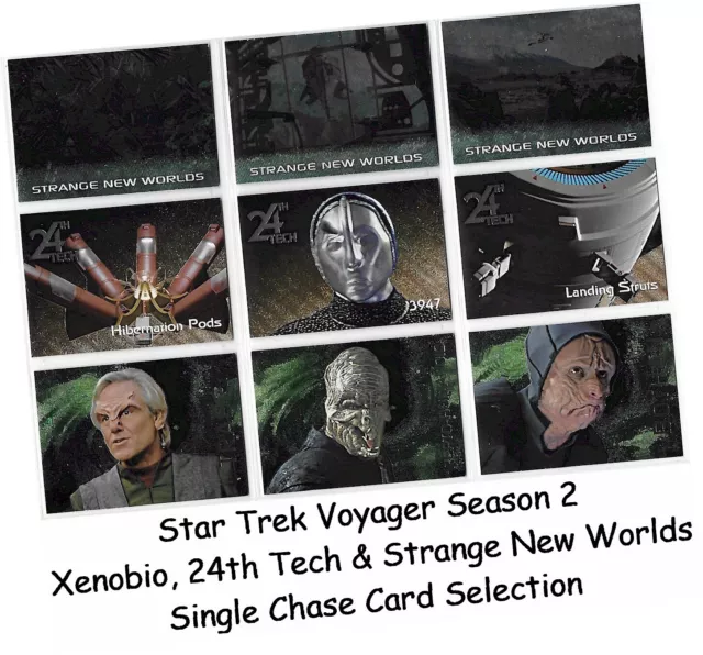 Star Trek Voyager Temporada 2 - Xenobio, 24th Tecnología, Snw Simple Chase Carta