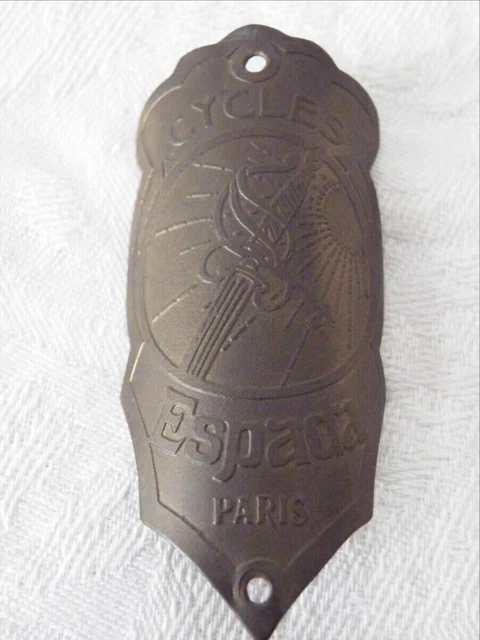 Plaque De Vélo Ancienne Cycles Evicta Châtellerault – Fin XIXème – Collection – Peugeot