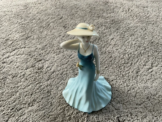 5,5"" Coalport Rosalind Figur Knochen China 1999 Jenny Oliver Künstlerin
