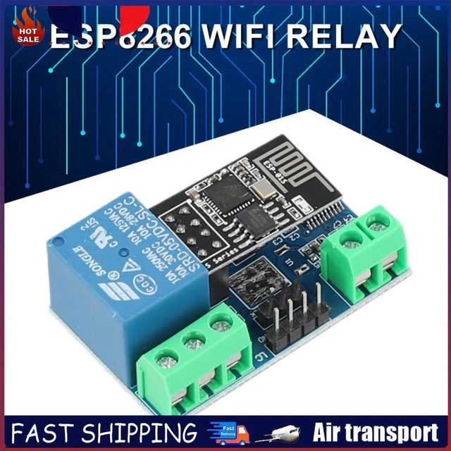 # WIFI RELAY Module 5V/12V ESP8266 WiFi Control Relay Board for Arduino ...