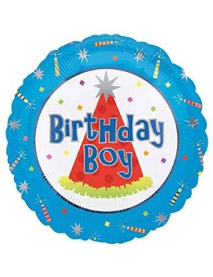 Amscan Compleanno Ragazzo 43.2cm Lamina Palloncino 10076-01 Amscan International 
