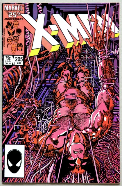 Uncanny X-Men #205 Vol 1 - Marvel Comics - Chris Claremont - Barry Windsor-Smith