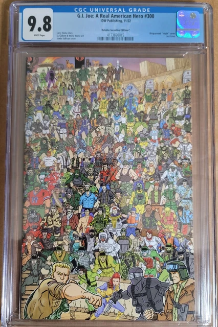 GI Joe A Real American Hero #300  Cover G 1/50 CGC 9.8