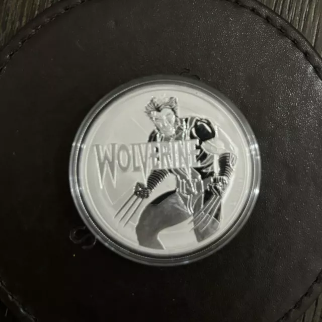 2021 Tuvalu Marvel Series Wolverine 1 oz .999 Silver Coin | In Capsule