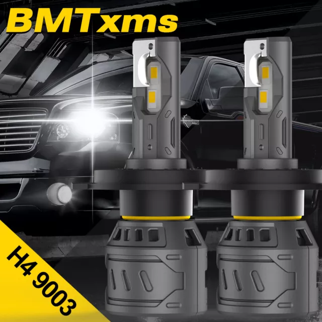 LED Headlight Kit H4/9003 6000K White Bulbs HI/LO Beam For FJ CRUISER 2007-2014