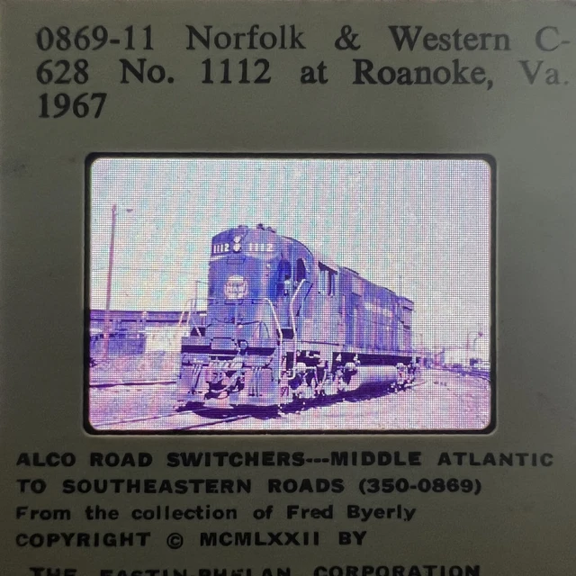 0869-11 Norfolk & Western C-628 No. 1112 at Roanoke, Va.1967