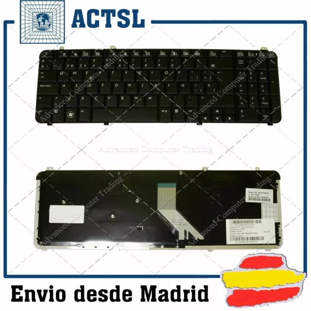 5 unidades de Pegatinas Stickers Teclado Español para portatil Laptop Negro  - Advanced Computer Trading
