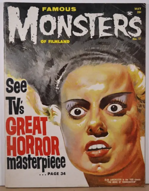 Robert Bloch Autographed Famous Monsters Of Filmland #17 May 1962 w/COA CRP10-22